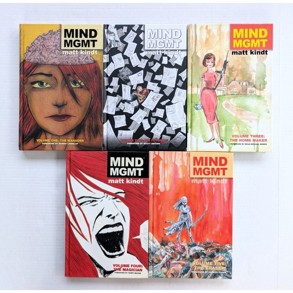 Matt Kindt Mind MGMT Hardcover Comic Books Vol 1 2 3 4 5 Dark Horse